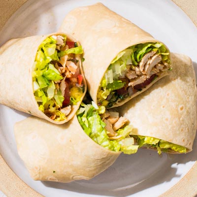 Hawaiian Chicken Wraps