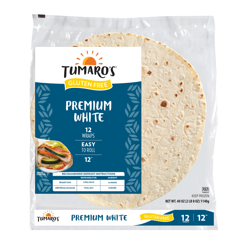 Gluten Free Premium White Carb Wise™ Wraps